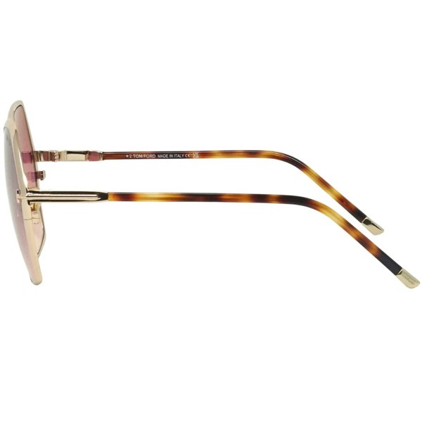 Tom Ford Fonda 02 Ft0912 28T Gold Sunglasses