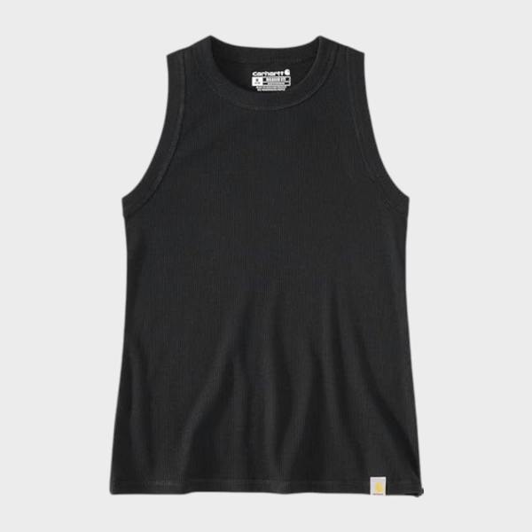 Carhartt Fiber Series Fitted Ribbed Tank Black
