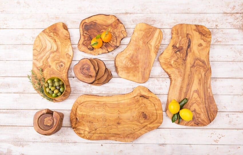 Olive Wood Boards Without Handles