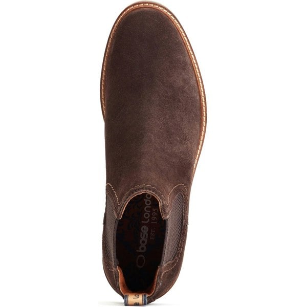 Base London Portland Leather Men's Burnt Brown Boots