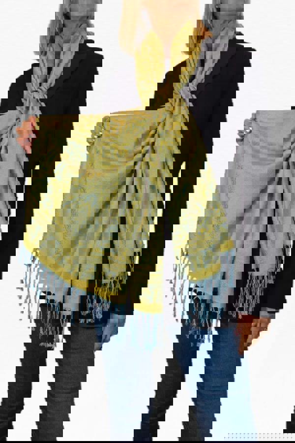 Paulo Due Persian Jacquard Design Pashmina Shawl Wrap