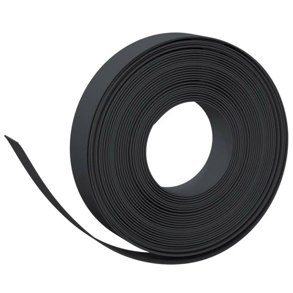 Berkfield Garden Edgings 2 pcs Black 10 m 10 cm Polyethylene