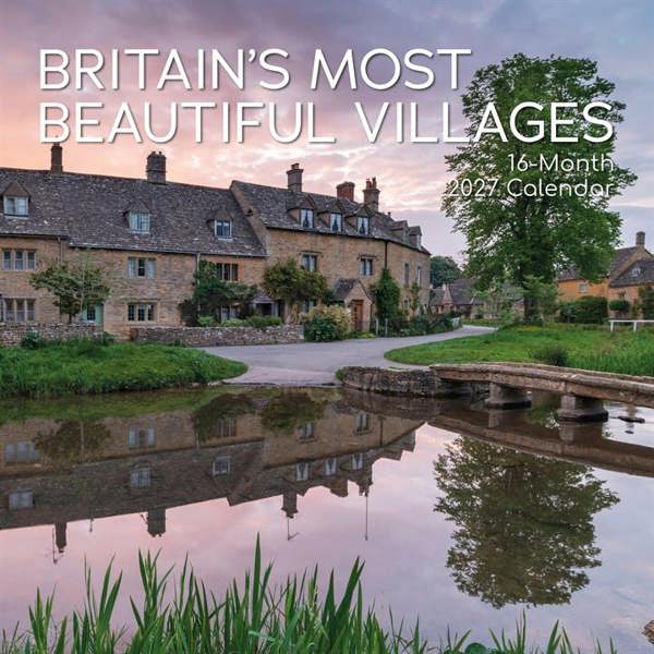 Britain's Most Beautiful Villages Calendar 2027, Wall Calendars, Month To View, Travel, Gift