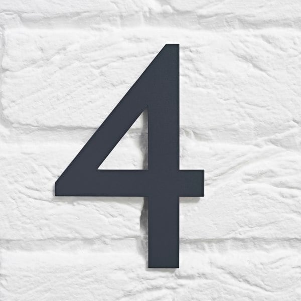 Housenumbers Limited Anthracite Grey House Numbers - Powder Coated Stainless Steel