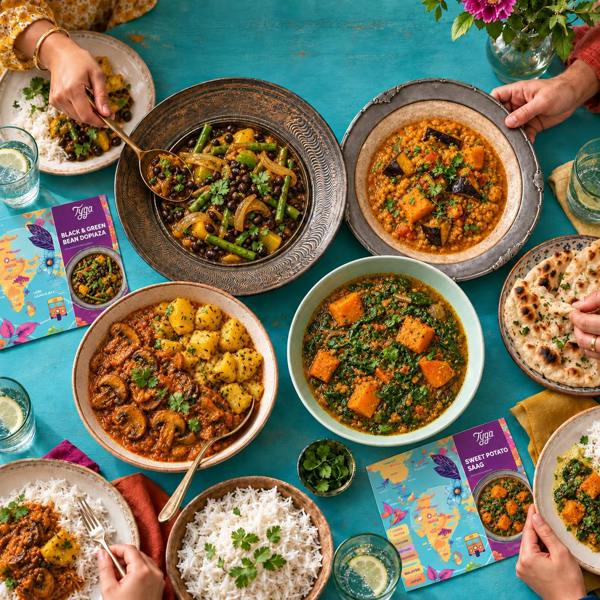 Tyga Foods Vegan Curries Recipe Kit Gift Set