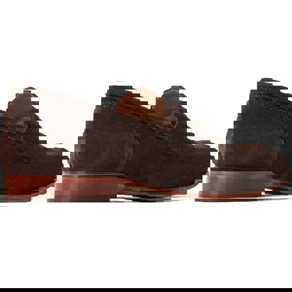Base London Bruno Leather Men's Burnt Brown Loafers