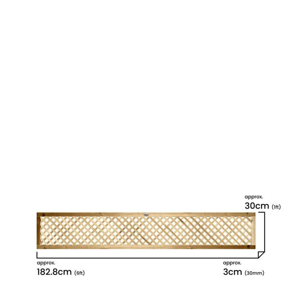 [rackhams variation] trellis elite diamond privacy [6ft x 1ft, 2ft, 3ft, 4ft] 9