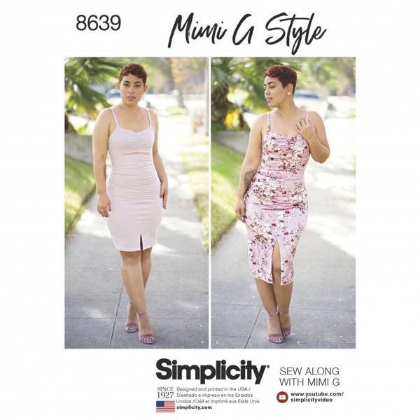 Simplicity Sewing Pattern 8639, Dresses for Women, U5 (16-18-20-22-24) - Intermediate