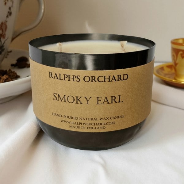 Ralph’s Orchard 2-Wick Dimpled Black Candles
