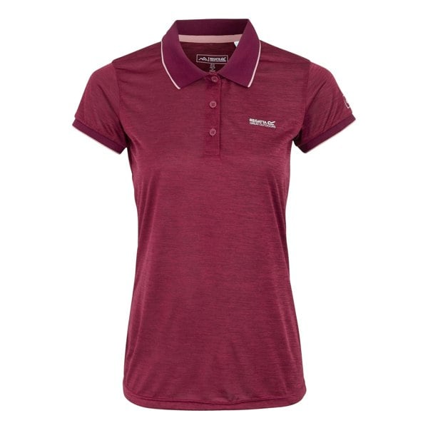 Regatta Womens/Ladies Remex II Polo Neck T-Shirt - Beaujolais