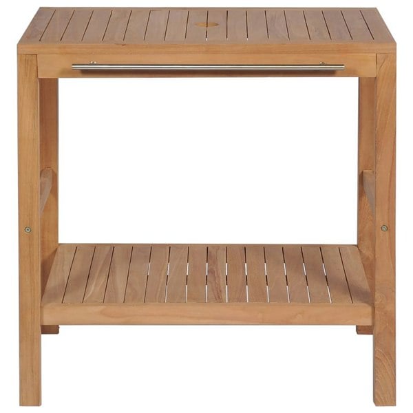 Berkfield Bathroom Vanity Cabinet Solid Teak 74x45x75 cm