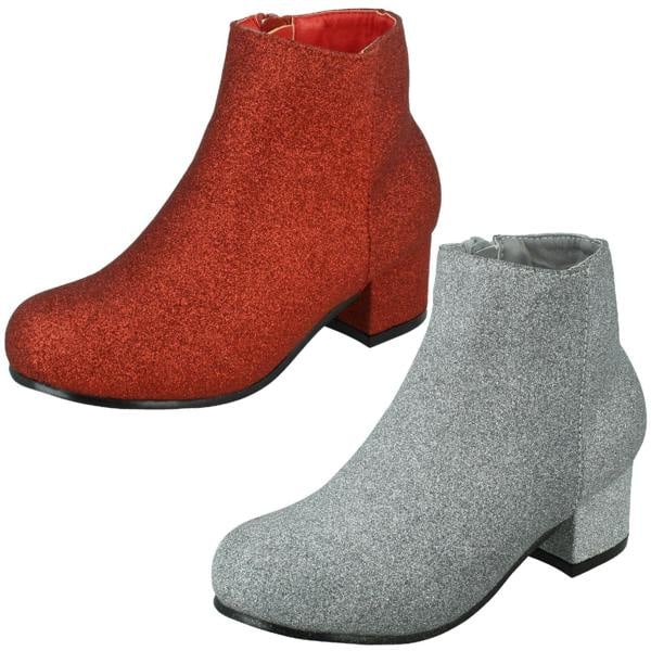 Spot On Girls Spot On Heeled Ankle Boots