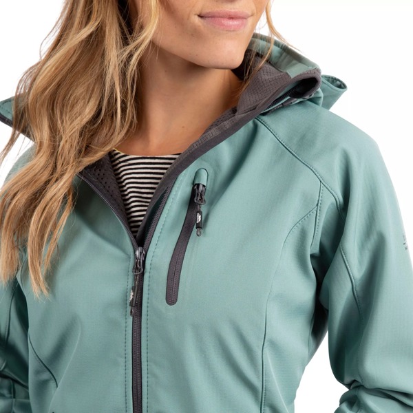 Trespass Women's Bela II Waterproof Soft Shell Jacket - Teal Mist