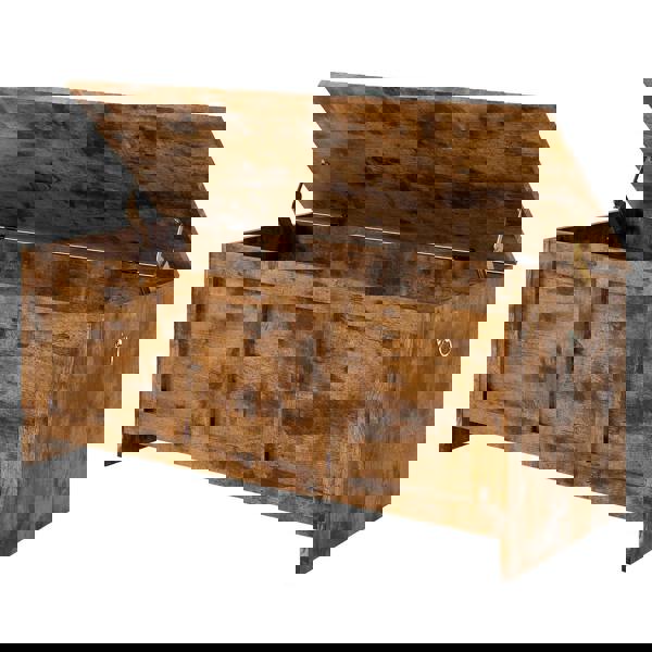 Levede Storage Chest Wooden Bench Blanket Organizer Box Toy Cabinet Large 100cm