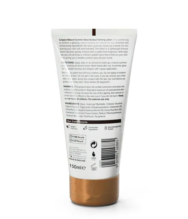 Calypso Natural Summer Glow Gradual Tanning Lotion