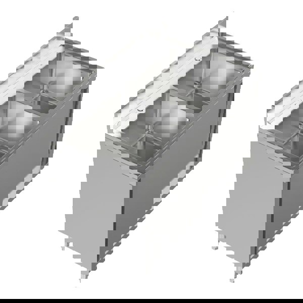 Dismantlable 201 Stainless Steel Double Sink Cabine Living and Home