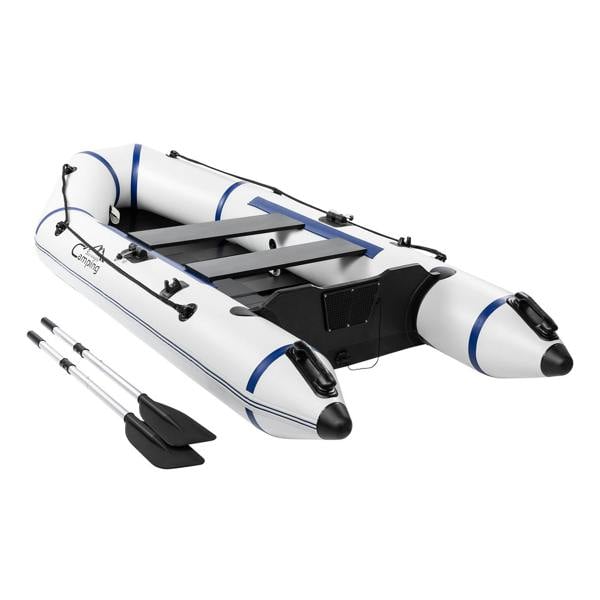 Camping Survivals 10ft PVC 330kg  Water Adult Assault Boat Off-White
