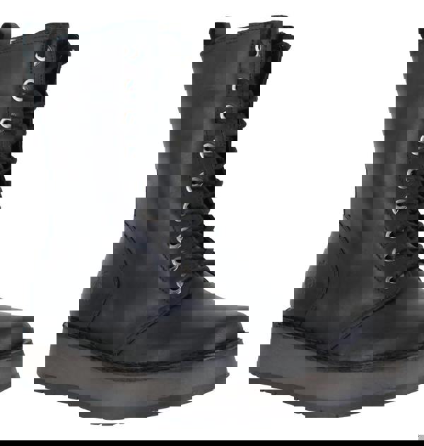 Fly London Rami Womens Zip Up Military Lace Up Style Ankle Boots