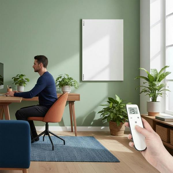 Mirrorstone Heating Mirrorstone 700W Pro Infrared Heating Panel With Remote