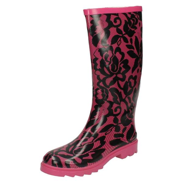 Spot On Ladies Spot On Casual Wellington Boots