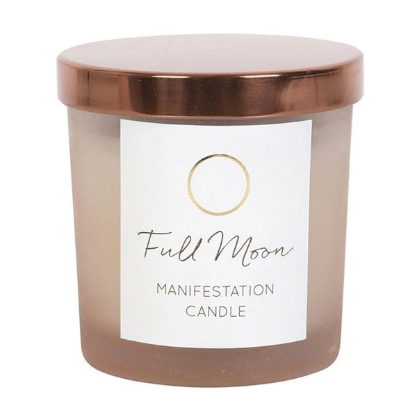 Serano Full Moon Eucalyptus Manifestation Candle with Tiger's Eye