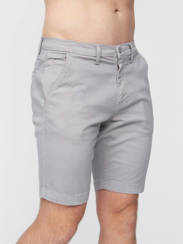 Duck and Cover Moreshore Chino Shorts Light Grey