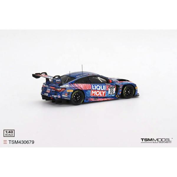 MCSlots BMW M4 GT3 #96 Turner Motorsports 2022 GT World Challenge America Watkins Glen Pro Winner 1:43 Scale TSM430679