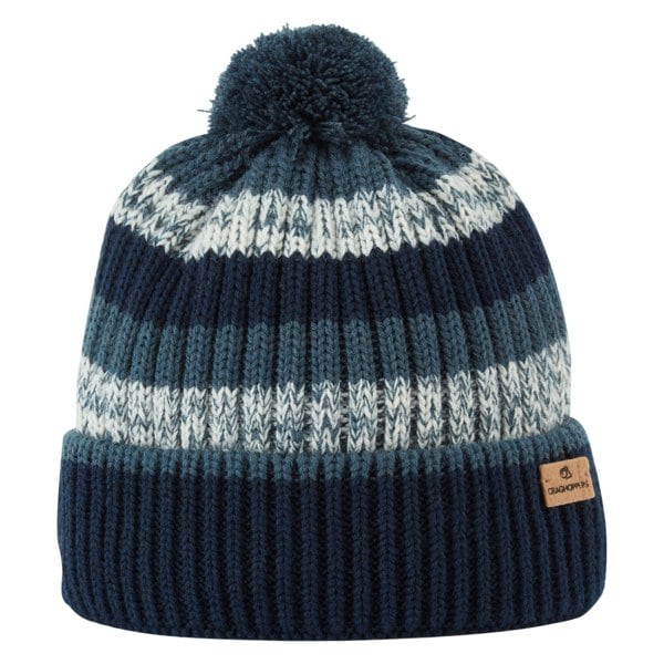 Craghoppers Mens National Trust Brimham Stripe Beanie - Blue Navy