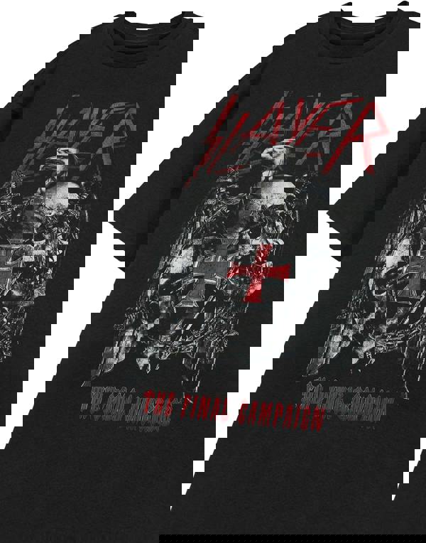 Slayer Mens Black Eagle Short Sleeved T-Shirt