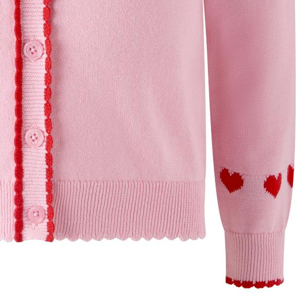 Rachel Riley Heart Intarsia Cardigan