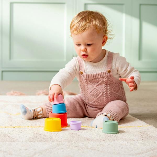 tickit SiliSoft® Round Stacking Cups (Rainbow)