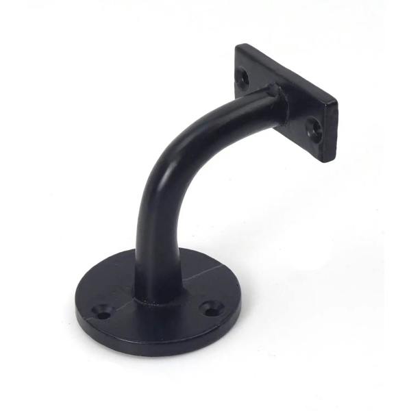 Cast Iron Handrail Bracket (Satin Black)