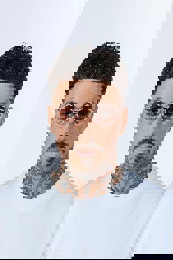 SVNX Diamond Shape Sunglasses in Nude