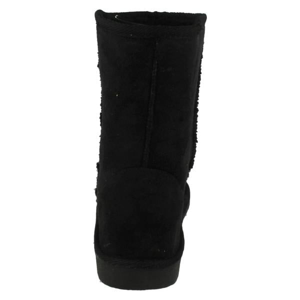 Spot On Ladies Spot On Faux Fur Lined Winter Boots