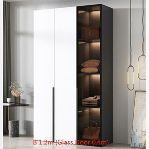 KA9372 Wardrobe, Different Sizes Available-Weilai Concept-Option B 1.2m-Weilai Concept