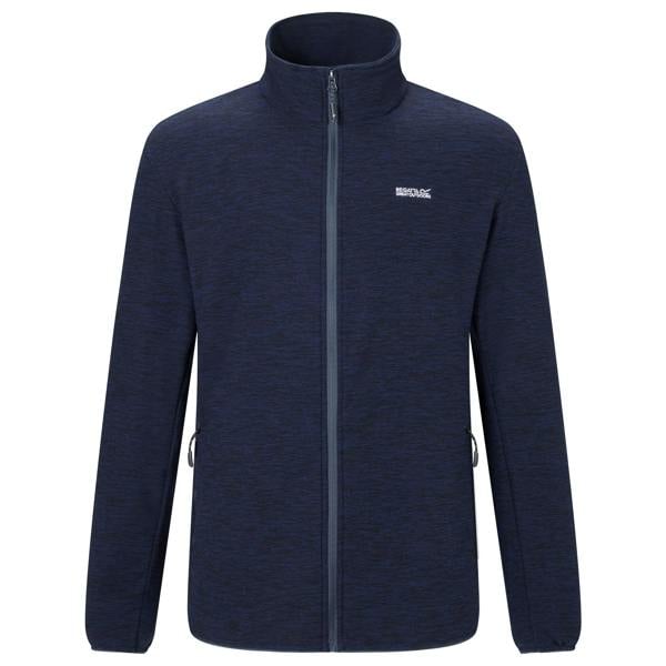 Regatta Mens Harrow Full Zip Fleece Jacket - Navy Marl - 