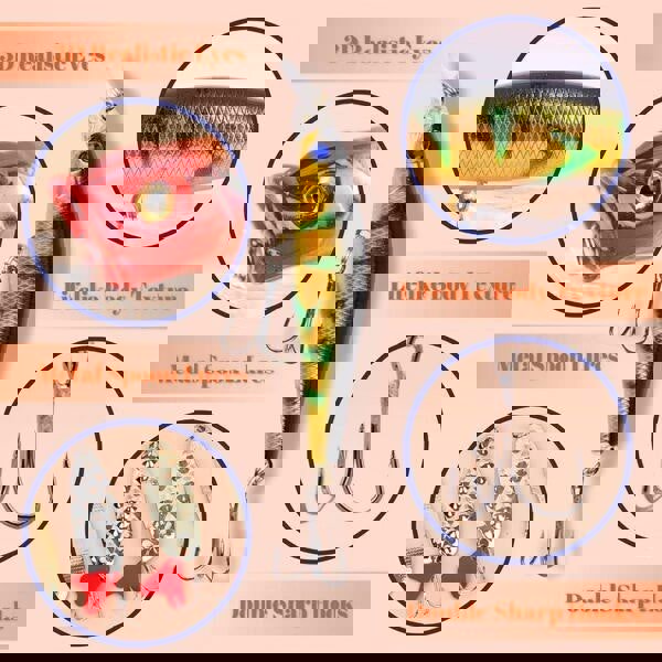 Leaper 12PCS Fishing Set Calendar Blind Box