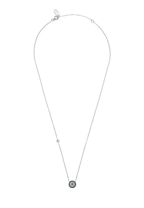 Evil Eye Necklace Silver - LATELITA Necklaces
