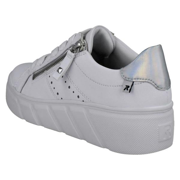 Rieker Ladies Rieker Sport Punched Detail Wedge Trainers W2605