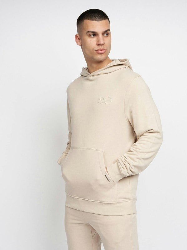 Crosshatch Emmson Hoodie Stone