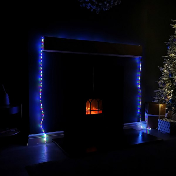Samuel Alexander 6.4m Compact MicroBrights Christmas Lights with 400 LEDs in Multi-coloured