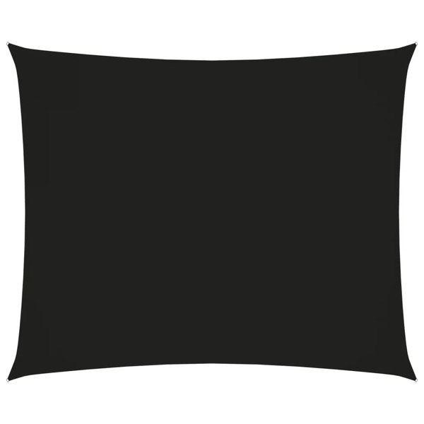 Berkfield Sunshade Sail Oxford Fabric Rectangular 3x4 m Black