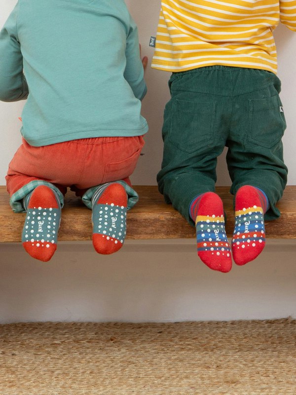 Kite Boys Organic Lunar Ox Grippy Socks