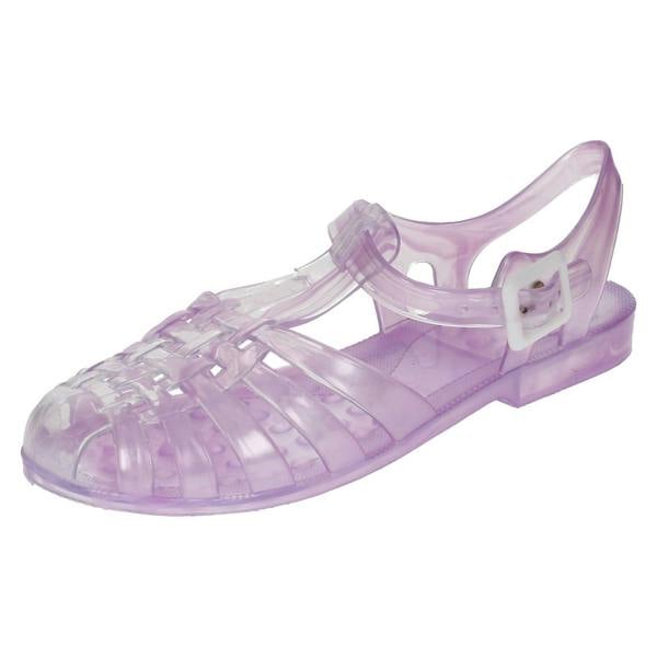 Spot On Ladies Spot On Closed Toe Jelly Shoes