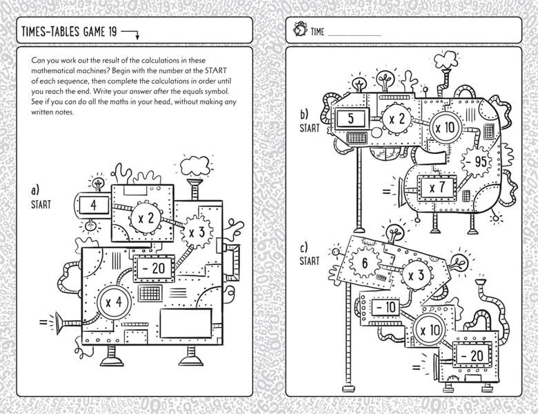 Times Tables Games for Clever Kids by Dr Gareth Moore: More Than 100 Puzzles to Exercise Your Mind