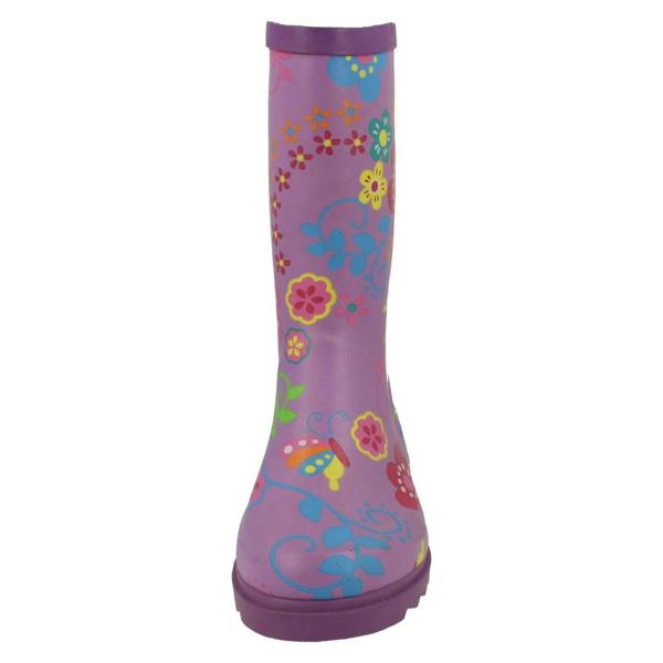 Spot On Girls Spot On Flower Print Boots