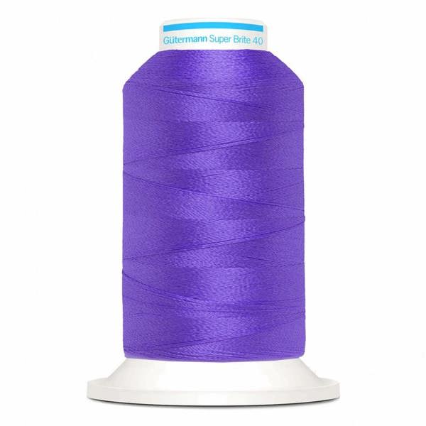 Gutermann Super Brite Polyester 40 Embroidery Thread 1000m Polyester Thread Suitable For Embroidery