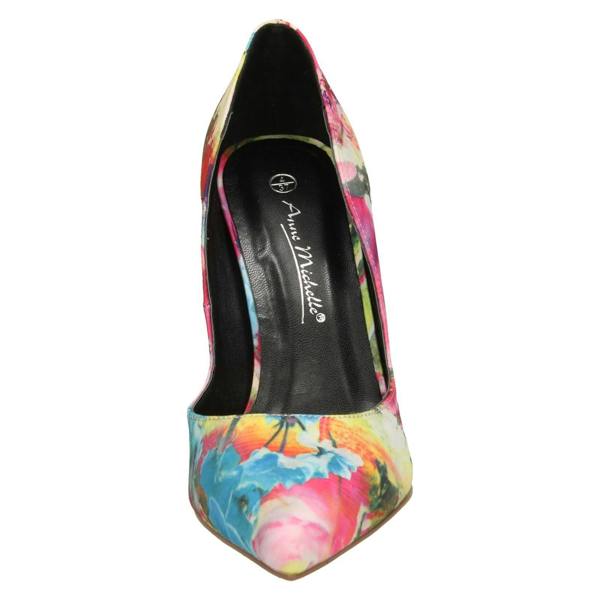 Anne Michelle Ladies Anne Michelle Pointed Toe Court Shoes