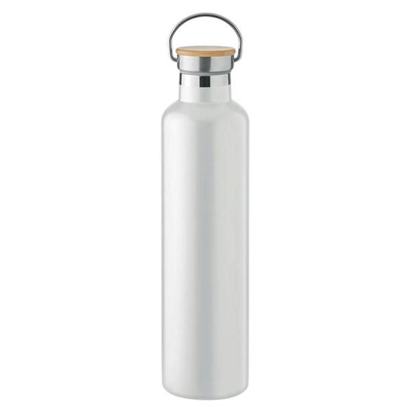 MidOcean Helsinki Large Double Wall 1L Flask - White - 
