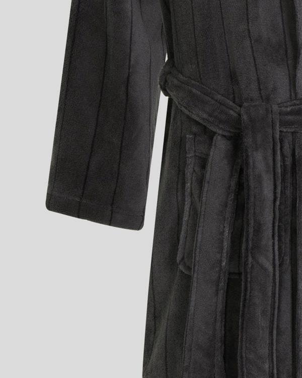 Steel & Jelly Portland - Striped Supersoft Fleece Dressing Gown